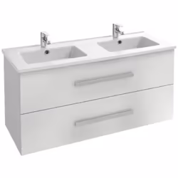 Les avantages de votre meuble double vasque de salle de bain Ola Up Rangement : Grande capacité de rangement grâce aux deux t ...