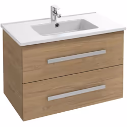 Avantages du meuble de salle de bain JACOB DELAFON Ola Up Organisation : grâce aux deux tiroirs profonds vous obtiendrez une ...