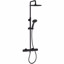 Avantages de la Colonne de douche thermostatique JACOB DELAFON Juliette noir mat : Sécurité améliorée contre les brûlures : G ...