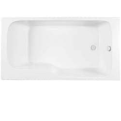 Jacob Delafon - Baignoire bain douche Malice antidérapante, version droite 170x90 cm Blanc mat