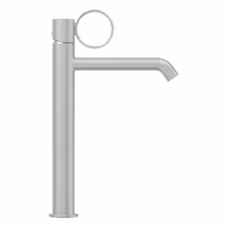 Avantage du mitigeur lavabo Vivienne Design audacieux avec une grande poignée circulaire Finition élégante et haut de gamme D ...