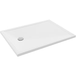 Jacob Delafon - Receveur de douche 120 x 90 Gaspard extra-plat céramique bonde à gauche