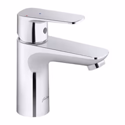 Mitigeur lavabo chromé avec bonde de vidage Débit limité à 5 l/min sous 3 bars Cartouche CH3 avec démarrage eau froide Hauteu ...