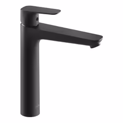 Le mitigeur lavabo L JULY+ en finition Noir mat propose un toucher velouté et un style contemporain, tout en conservant un dé ...