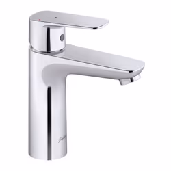 Matière : laiton Dimensions : 14,50 x 17,30 cm Hauteur totale robinet : 173 mm Saillie du bec : 110 mm Bonde de vidage métall ...