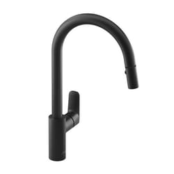 Robinet cuisine avec douchette extractible July+ noir mat