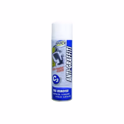 Anti-Graffiti QUICK C3, 500 ml. Produit de la gamme : entretien ménager. Ean : 3441710021508 Nettoyant graffiti pour surfaces ...
