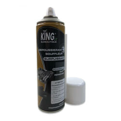 King - Souffleur Dépoussiérant Air Sec Surpuissant Aérosol, 400 ml surpuissant
