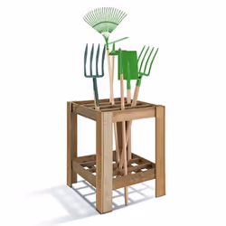 Range outils à 16 cases - 60 x 60 x H75 cm - Cerland