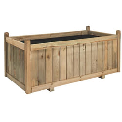 Bac à fleurs en bois VENDOME 220 L -120 x 60 x H50 cm - Cerland