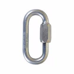 L'accessoire de liaison par excellence. 2 finitions : acier zingué blanc ou inox. Marquage : diamêtre , CE, CMU, maillon rapi ...