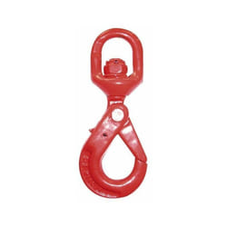 Finish - Crochet de levage a emerillonpour chaine 10 mm 3150 kg