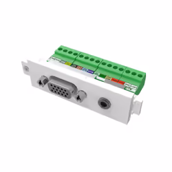 Vision TC3 VGAF3.5MM, VGA + 3,5 mm, Blanc, 64 mm, 38 mm, 21 mm