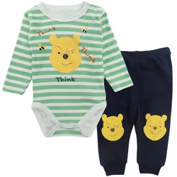 Disney - Ensemble - DIS BP 51 12 A849 S1-3M - Ensemble bebe Winnie Lourson - Bébé garçon