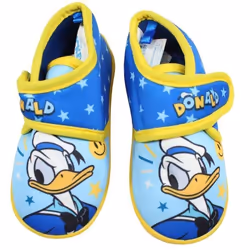 Chaussons Disney - Modèle Donald - Garçon - Bleu jaune - Textile