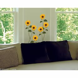 DESCRIPTION Sticker adhésif motif tournesols, 2 planches d’une largeur de 21 cm et hauteur 29,7 cm.- Motif : Fleur Couleur :  ...
