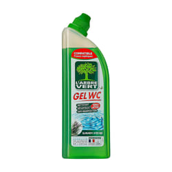 L'ARBRE VERT Gel Nettoyant WC Détartrant au Romarin - Nettoyant Toilettes Écologique avec Ecolabel - 740 ml