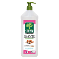 L'ARBRE VERT Gel lavant mains, corps et cheveux écologique