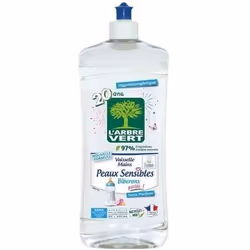 Liquide vaisselle - LARBRE VERT - Mains - Peaux sensibles & biberons - 750ml
