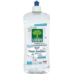 Liquide vaisselle - LARBRE VERT - Mains - Peaux sensibles & biberons - 750ml
