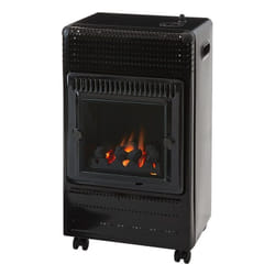 Favex - Chauffage d'appoint à gaz Ektor Fire - Intérieur - Brûleur Inox Infra Bleu effet feu de cheminée - 3 Puissances de Chauffe -jusqu'à 35 m²