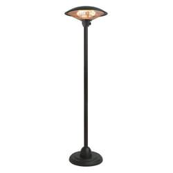 Favex - Parasol chauffant électrique Milan Noir - Extérieur - 3 puissances de chauffe - Économique - Résistant - 60 x 60 x 205 cm