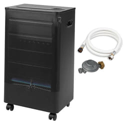 Favex - Chauffage d'appoint à gaz Praha Blue Flame Équipé - Prêt à l'emploi livré avec tuyau et détendeur - Intérieur - Brûleur Inox Infrableu - 3