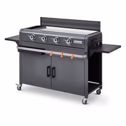 Description générale La plancha Lola Gun Metal 4 Feux sur chariot est idéale pour vos événements, qu'ils soient petits ou gra ...
