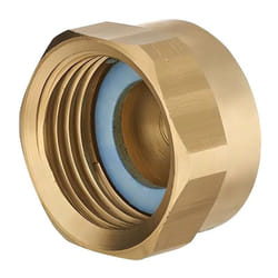 Bouchon en laiton Femelle 1/2' (15/21) + Joint nf - Gaz Naturel Favex