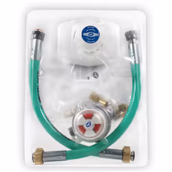 Présentation Kit complet pour une installation domestique à partir de bouteilles BUTANE commerciale. Dans ce coffret, le robi ...