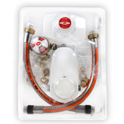 Favex - Kit Propane bi-bouteille - Lyres inox 35cm - 4.0kg/h - 37mbar