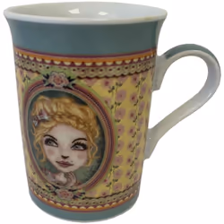 Tasse à bord évasé Lili Petrol Dim : H. 10.5 cm x D. 7.5 cm En céramique