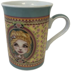 Enesco - Tasse Chloé à bord évasé Lili Petrol