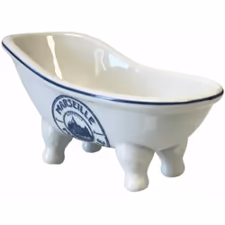 Baignoire support savon en céramique Marseille En céramique dim : 14 x 7.5 x 7 cm