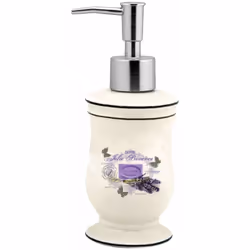 Distributeur à savon Jolie Provence En céramique Distributeur à savon : 17 x 7 cm