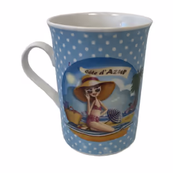 Enesco - Tasse en céramique J'aime la côte d'Azur