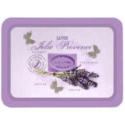 Enesco - Plateau métallique 35 x 25 cm - Jolie Provence