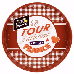 Plateau rond métal Métal Diamètre intérieur : 33 cm Hauteur de 4 cm