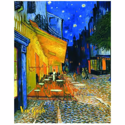 Décoration murale en bois à suspendre Van Gogh En bois Dim : 30 x 25 cm