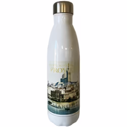 Bouteille Marseille isotherme en inox inox Sans BPA Contenance de 500 ml Dimensions : Hauteur 26 - Diamètre 7 cm L'acier inox ...