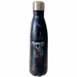 Bouteille isotherme en inox Koala By Allen inox Sans BPA Contenance de 500 ml Dimensions : Hauteur 26 - Diamètre 7 cm L'acier ...