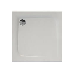 Allibert 243226 receveur de douche Carré Acrylique, Acrylonitrile-Butadiène-Styrène (ABS) Blanc