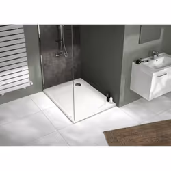 Allibert 243232 receveur de douche Rectangulaire Acrylique, Acrylonitrile-Butadiène-Styrène (ABS) Blanc