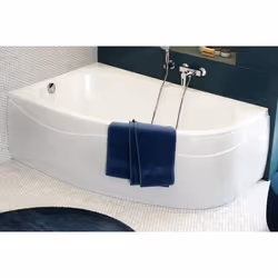 Tablier de baignoire en acrylam, courbé et réversible pour baignoire ELBA DUO asymétrique