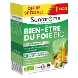 Santarome Bio Bien-Être du Foie Bio 30 Ampoules