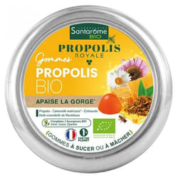 Santarome Propolis Royale Gommes Propolis Bio 45 Gommes