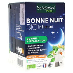 Santarome Bonne Nuit Infusion Bio 20 Sachets