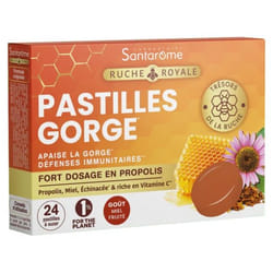 Santarome Ruche Royale Pastilles Gorge 24 Pastilles à Sucer