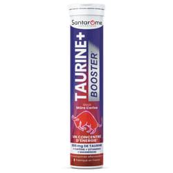 Santarome Taurine+ Booster 20 Comprimés Effervescents