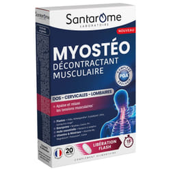 Santarome Myostéo Décontractant Musculaire 20 Comprimés